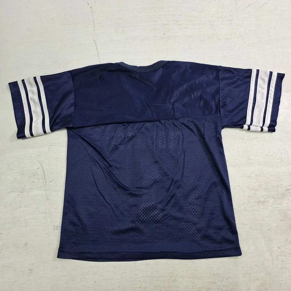 Vintage Southwest Blue Mesh Football Jersey Third Street Youth‎ Boys M 10/12 USA